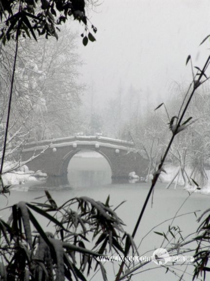 杭州西湖雪景·拱桥