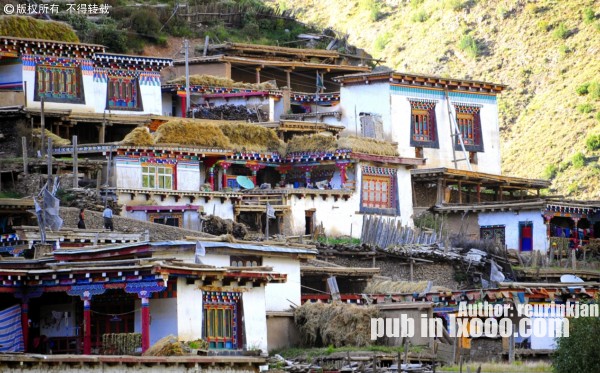 西藏民居，村落