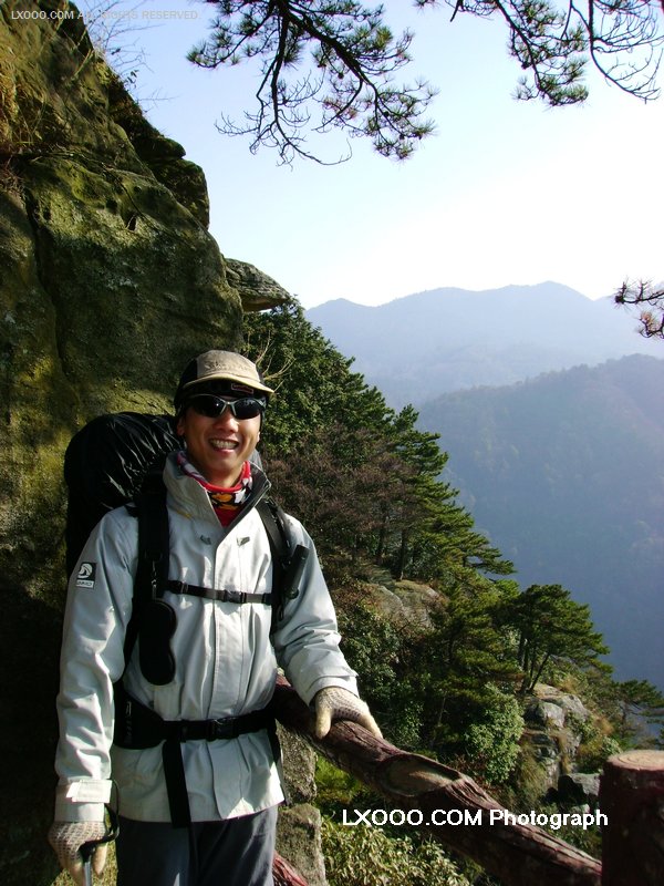 2007年十二月，穿越庐山